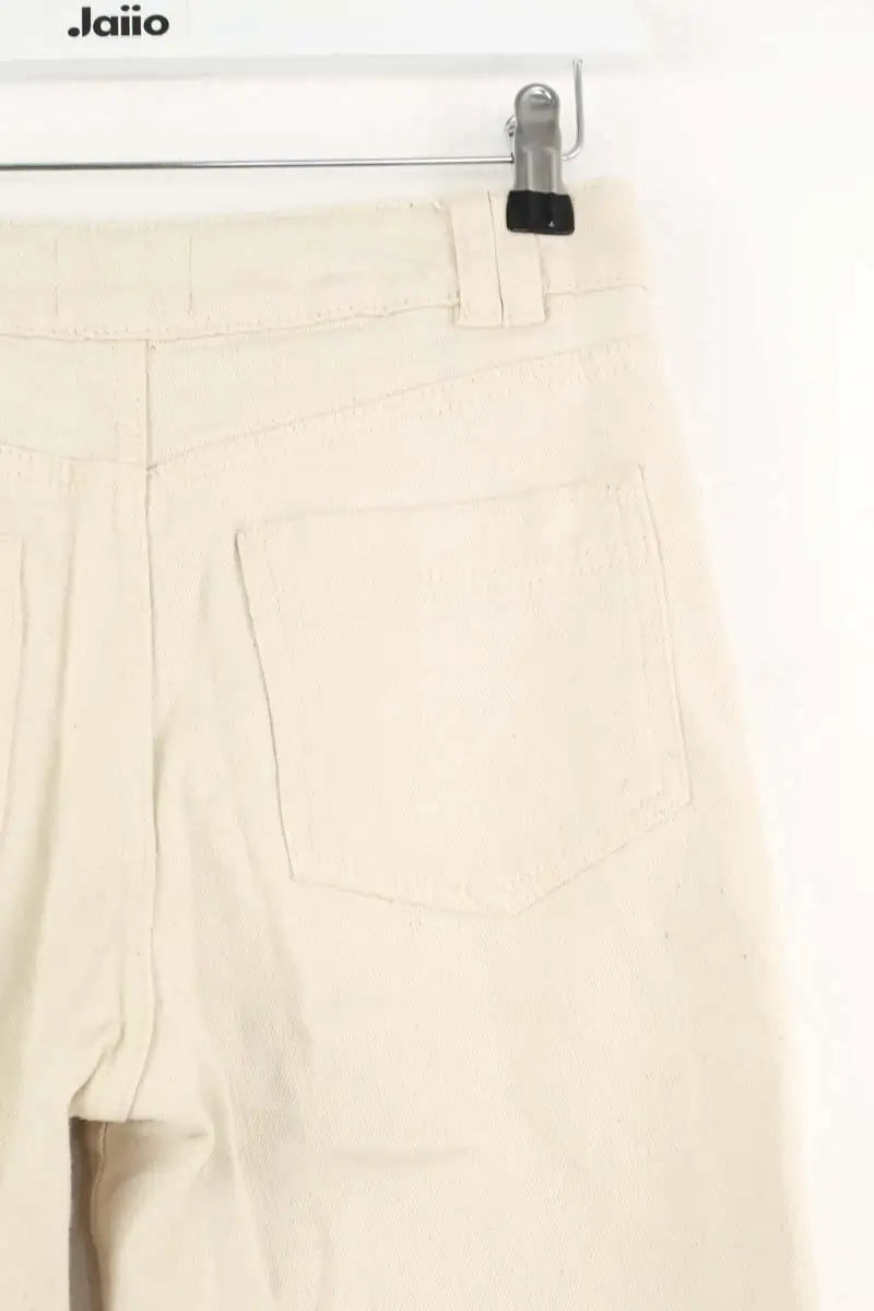 Jean droit Sézane Beige en Coton