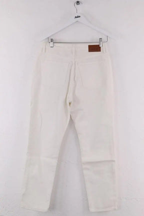 Jean droit Sézane Blanc en Coton