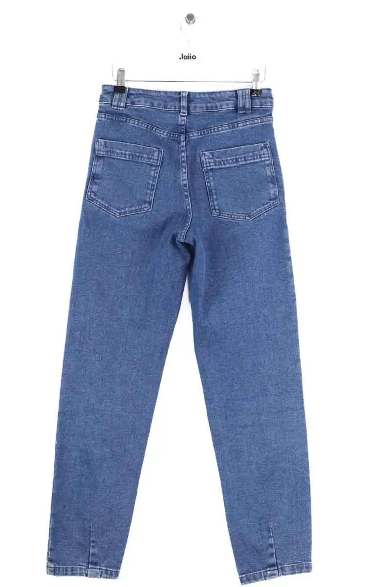 Jean droit Sézane Bleu en Coton