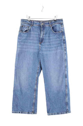 Jean droit Sézane Bleu en Coton, taille XXL - Seconde Main