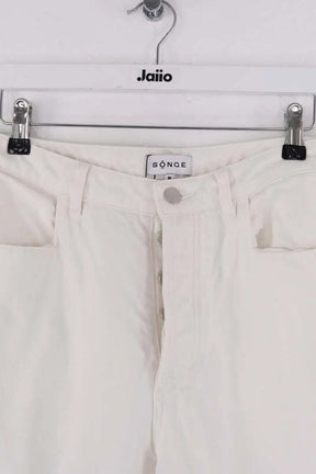 Jean droit Songe Lab Blanc en Coton