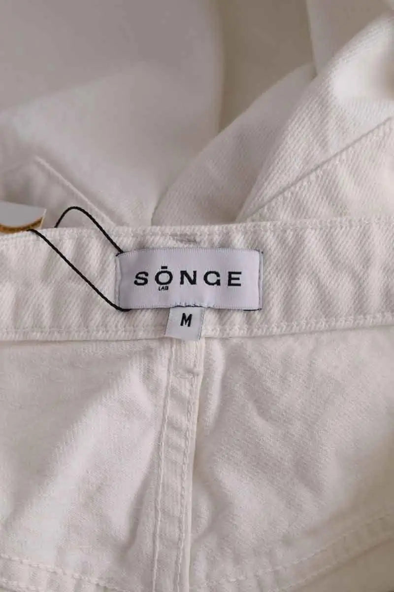 Jean droit Songe Lab Blanc en Coton