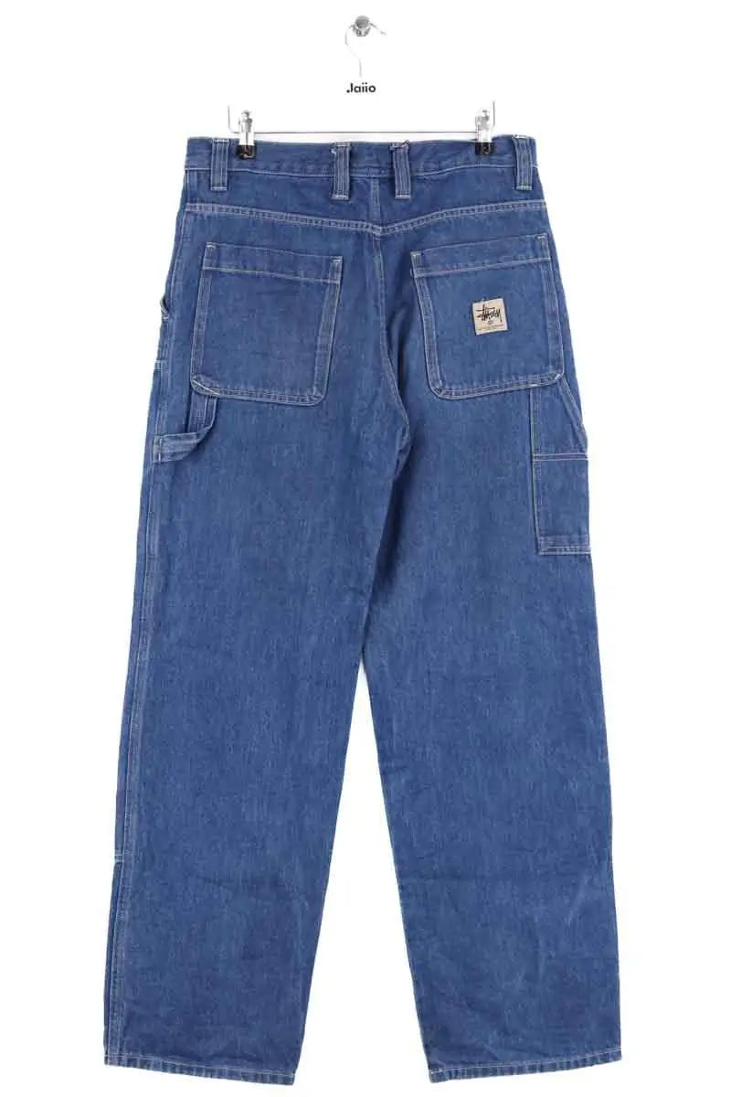 Jean droit Stüssy Bleu en Coton