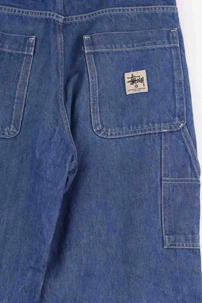 Jean droit Stüssy Bleu en Coton