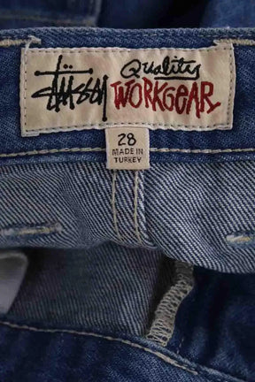 Jean droit Stüssy Bleu en Coton