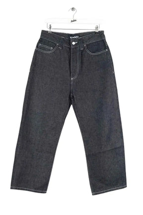 Jean droit Sunnei Marine en Coton, taille XL - Seconde Main