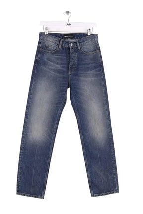 Jean droit The Kooples Bleu en Coton, taille M - Seconde Main