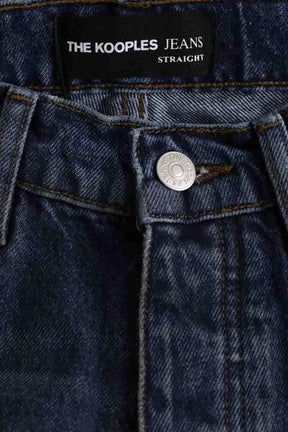 Jean droit The Kooples Bleu en Coton