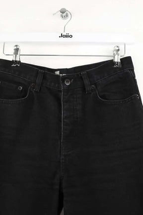 Jean droit The Kooples Noir en Coton