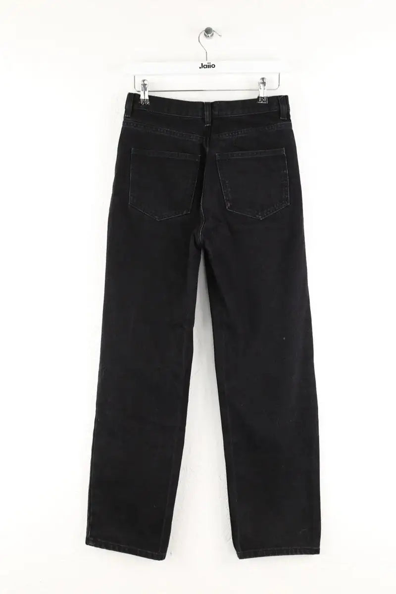 Jean droit The Kooples Noir en Coton