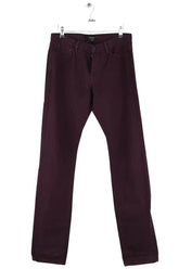 Jean droit The Kooples Violet en Coton, taille L - Seconde Main