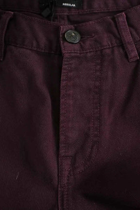 Jean droit The Kooples Violet en Coton