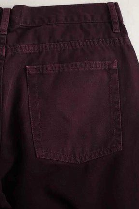 Jean droit The Kooples Violet en Coton