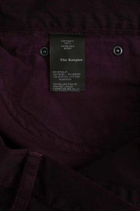 Jean droit The Kooples Violet en Coton