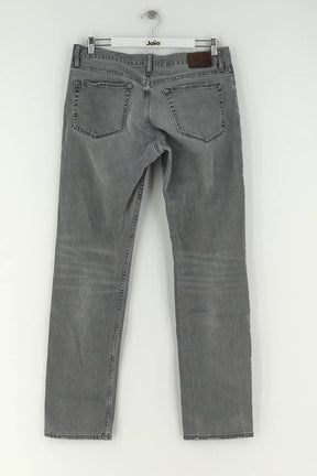 Jean droit Tommy Hilfiger Gris en Coton