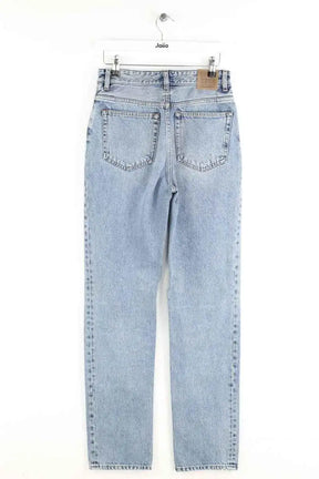 Jean droit Totême High slim denim vintage Bleu en Coton
