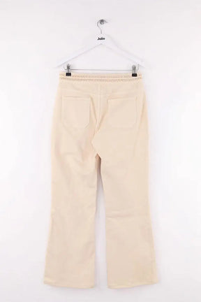 Jean droit Vanessa Bruno Beige en Coton - élasthanne