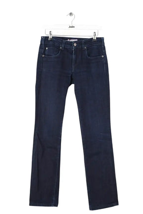 Jean droit Vanessa Bruno Marine en Coton, taille XS - Seconde Main
