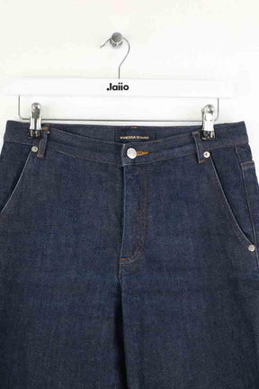 Jean droit Vanessa Seward Bleu en Coton