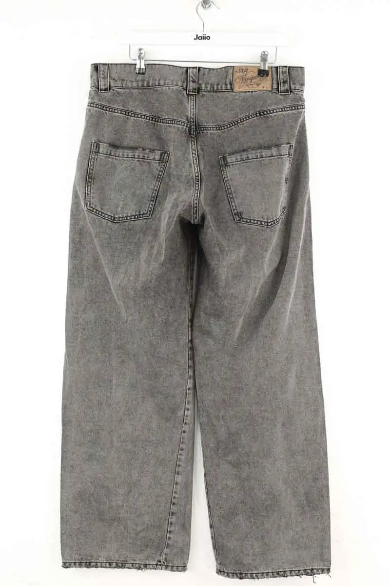 Jean droit Vaquera Gris en Coton