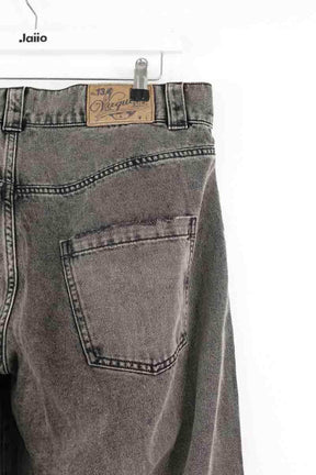 Jean droit Vaquera Gris en Coton