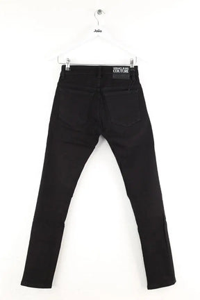 Jean droit Versace Noir en Coton