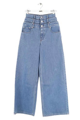 Jean droit Victor&Rolf Triple layer Denim Bleu en Coton, taille S - Seconde Main