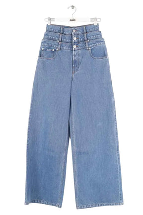 Jean droit Victor&Rolf Triple layer Denim Bleu en Coton, taille S - Seconde Main