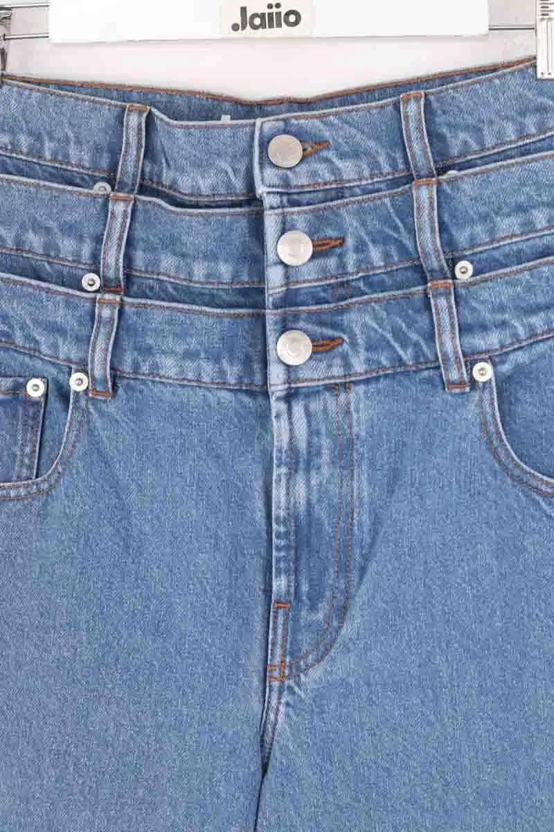 Jean droit Victor&Rolf Triple layer Denim Bleu en Coton