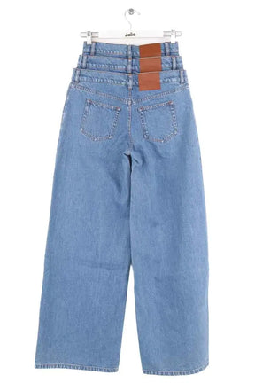 Jean droit Victor&Rolf Triple layer Denim Bleu en Coton