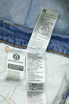 Jean droit W34 L34 Levi's 502 Bleu en Coton