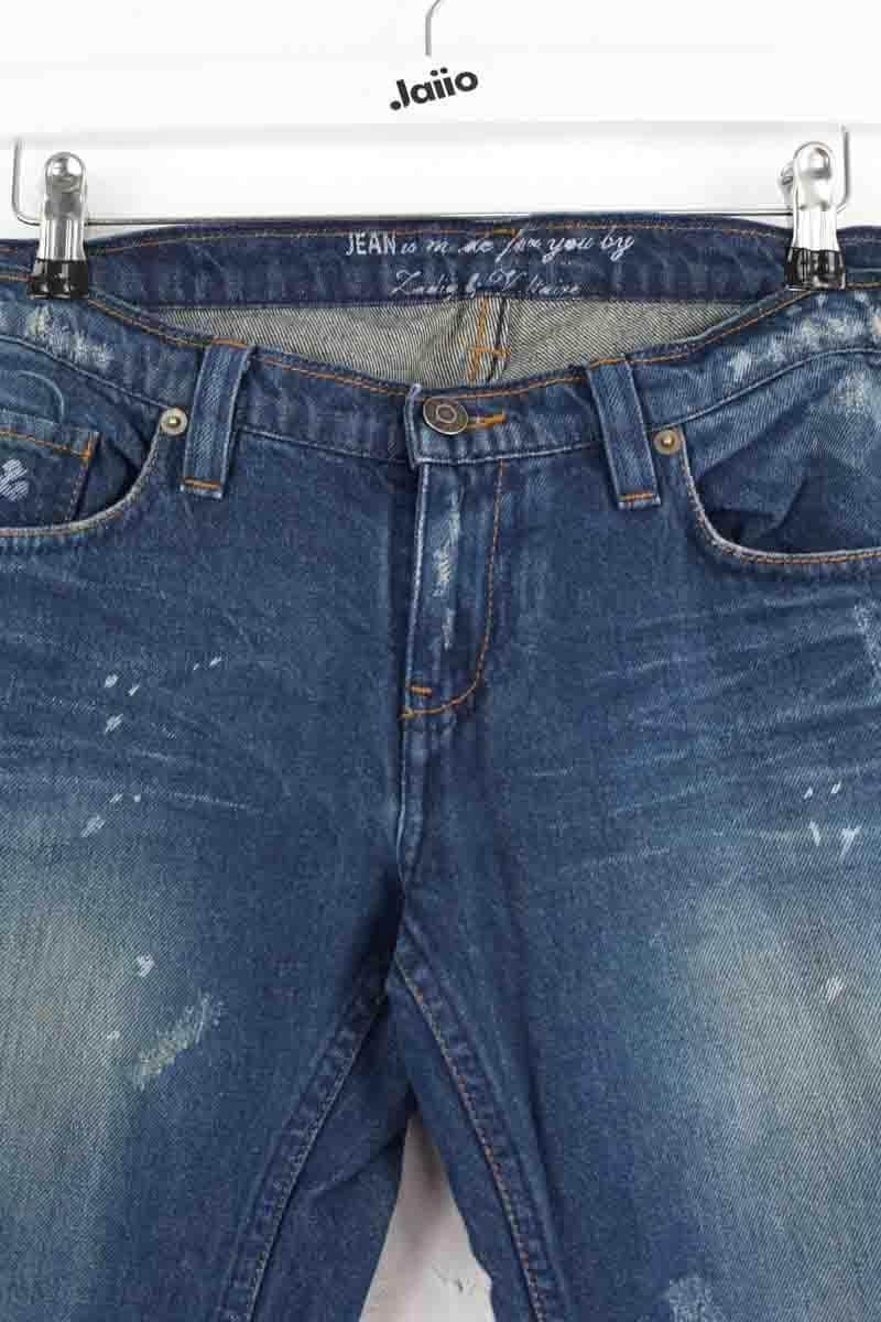 Jean droit Zadig & Voltaire Bleu en Coton