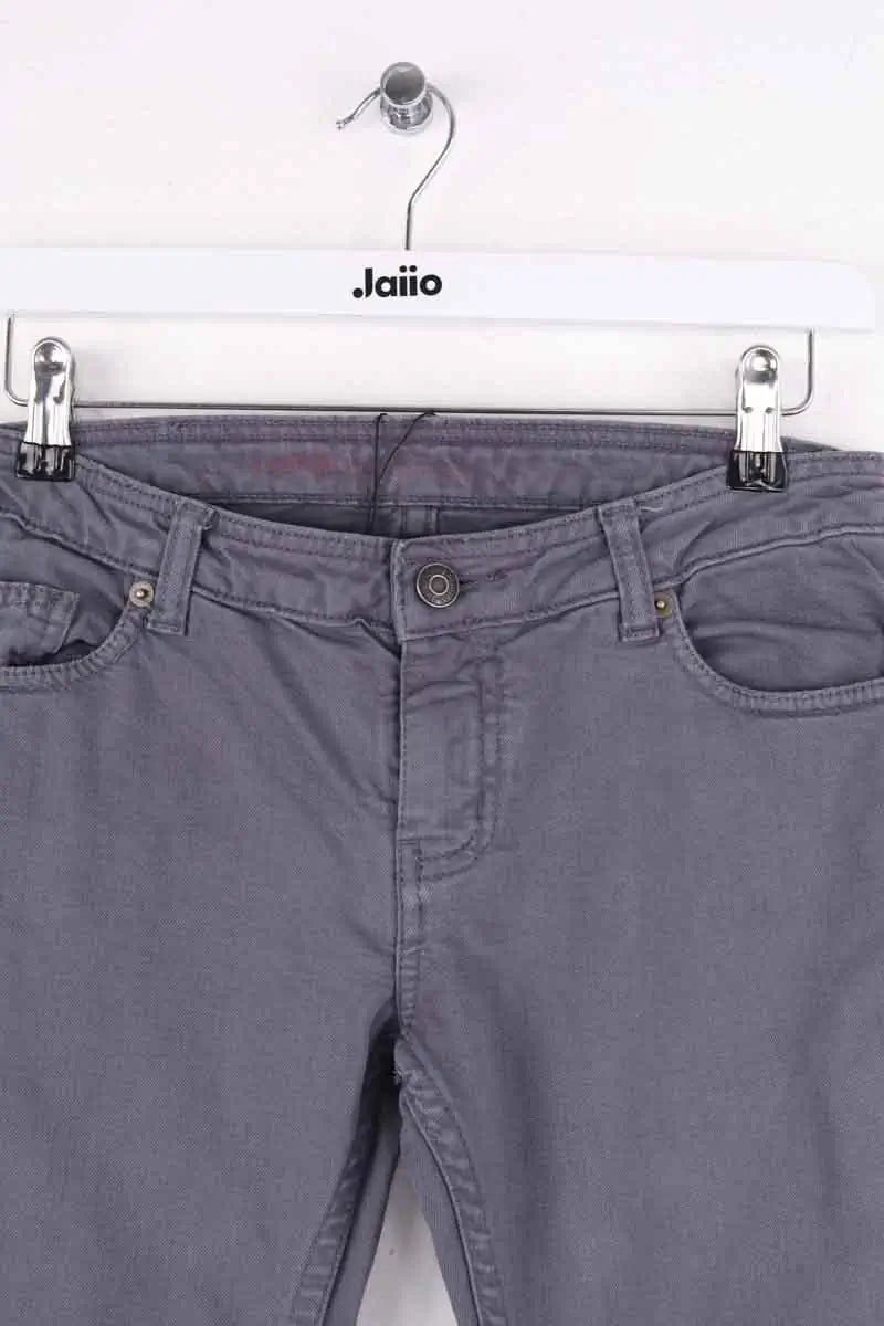 Jean droit Zadig & Voltaire Gris en Coton