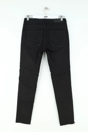 Jean droit Zadig & Voltaire Noir en Coton - élasthanne