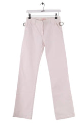 Jean droit Zadig & Voltaire Rose en Coton, taille M - Seconde Main