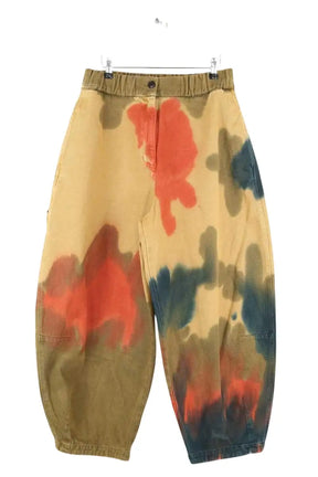 Jean Eat Dust Multicolore en Coton, taille M - Seconde Main