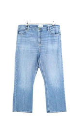 Jean Frame Bleu en Coton, taille XL - Seconde Main