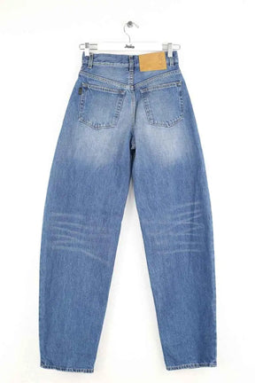 Jean Haikure Bibi real blue Bleu en Coton