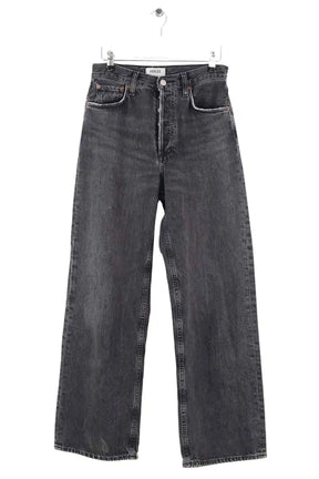 Jean large Agolde Anthracite en Coton, taille L - Seconde Main