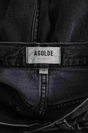 Jean large Agolde Anthracite en Coton