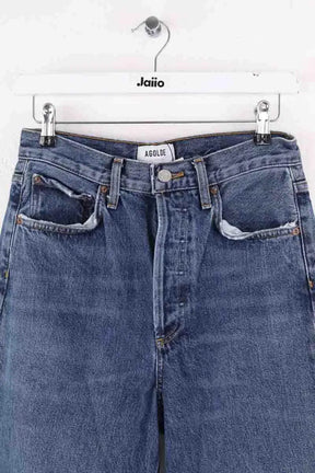 Jean large Agolde Dame Bleu en Coton - élasthanne