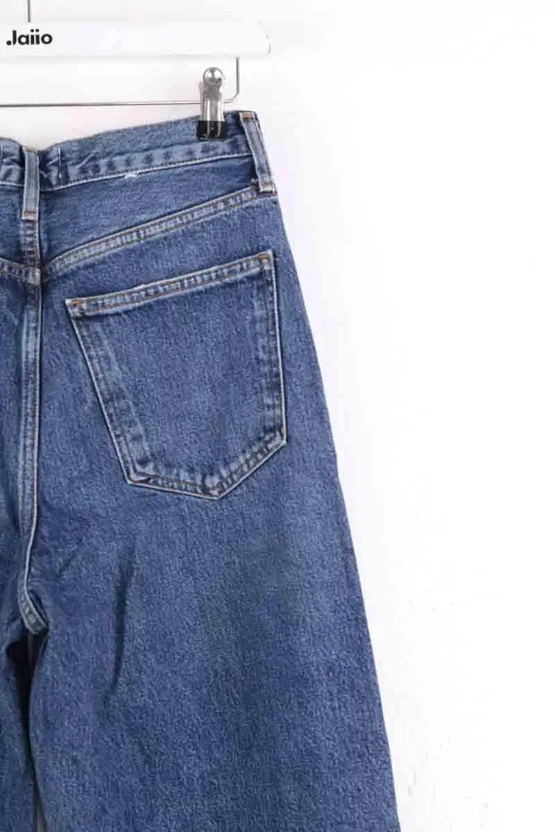 Jean large Agolde Dame Bleu en Coton - élasthanne