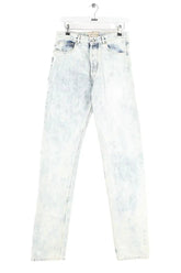 Jean large Alexandre Vauthier Blanc en Coton, taille XS - Seconde Main