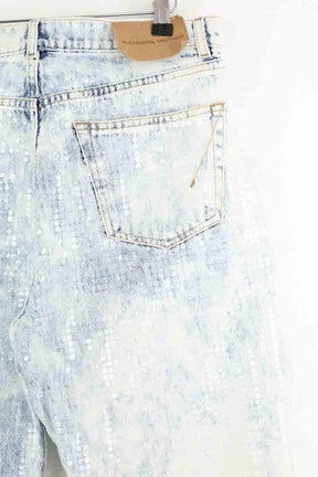 Jean large Alexandre Vauthier Blanc en Coton
