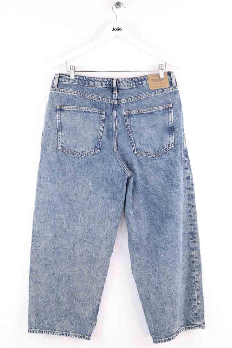 Jean large American Vintage Bleu en Coton