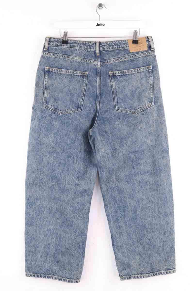 Jean large American Vintage Bleu en Coton