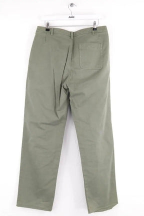 Jean large American Vintage Kaki en Coton