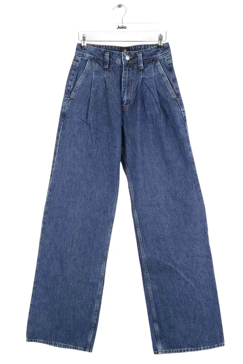 Jean large Anine Bing Bleu en Coton, taille XS - Seconde Main