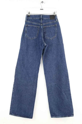 Jean large Anine Bing Bleu en Coton