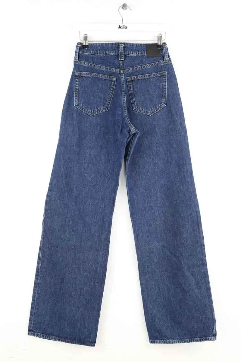 Jean large Anine Bing Bleu en Coton